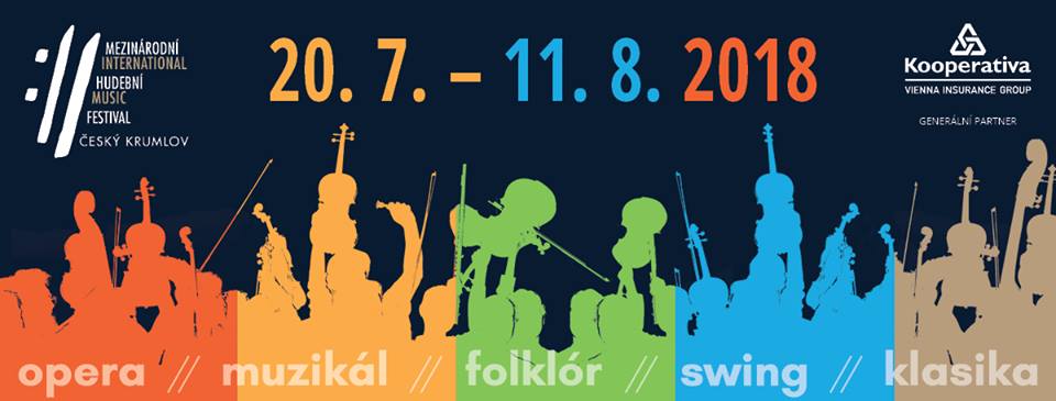 27. ročník Mezinárodního hudebního festivalu Český Krumlov 2018 (20. červenec – 11. srpen)